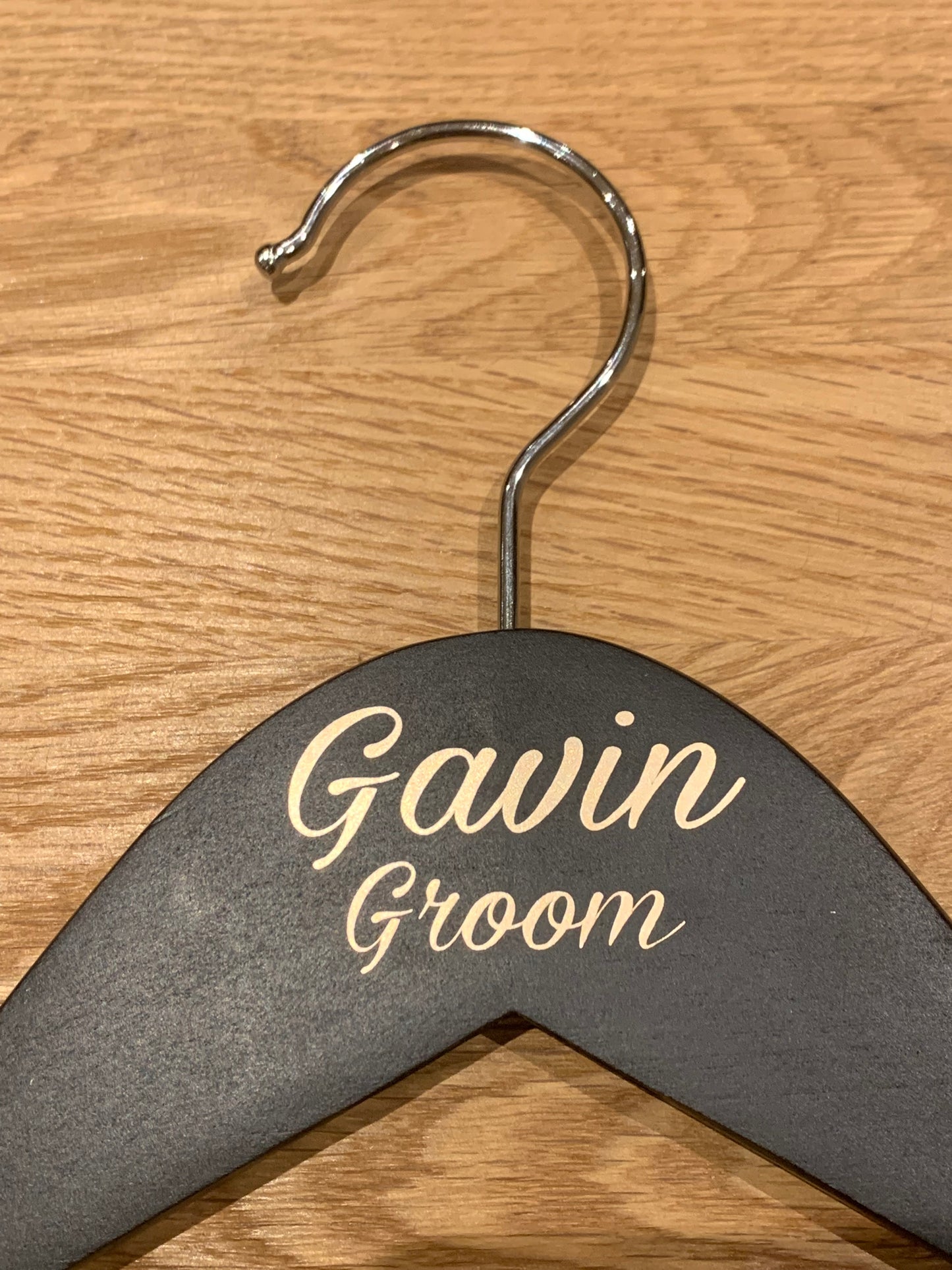 Wedding Hanger - Style No. 2 (Black)