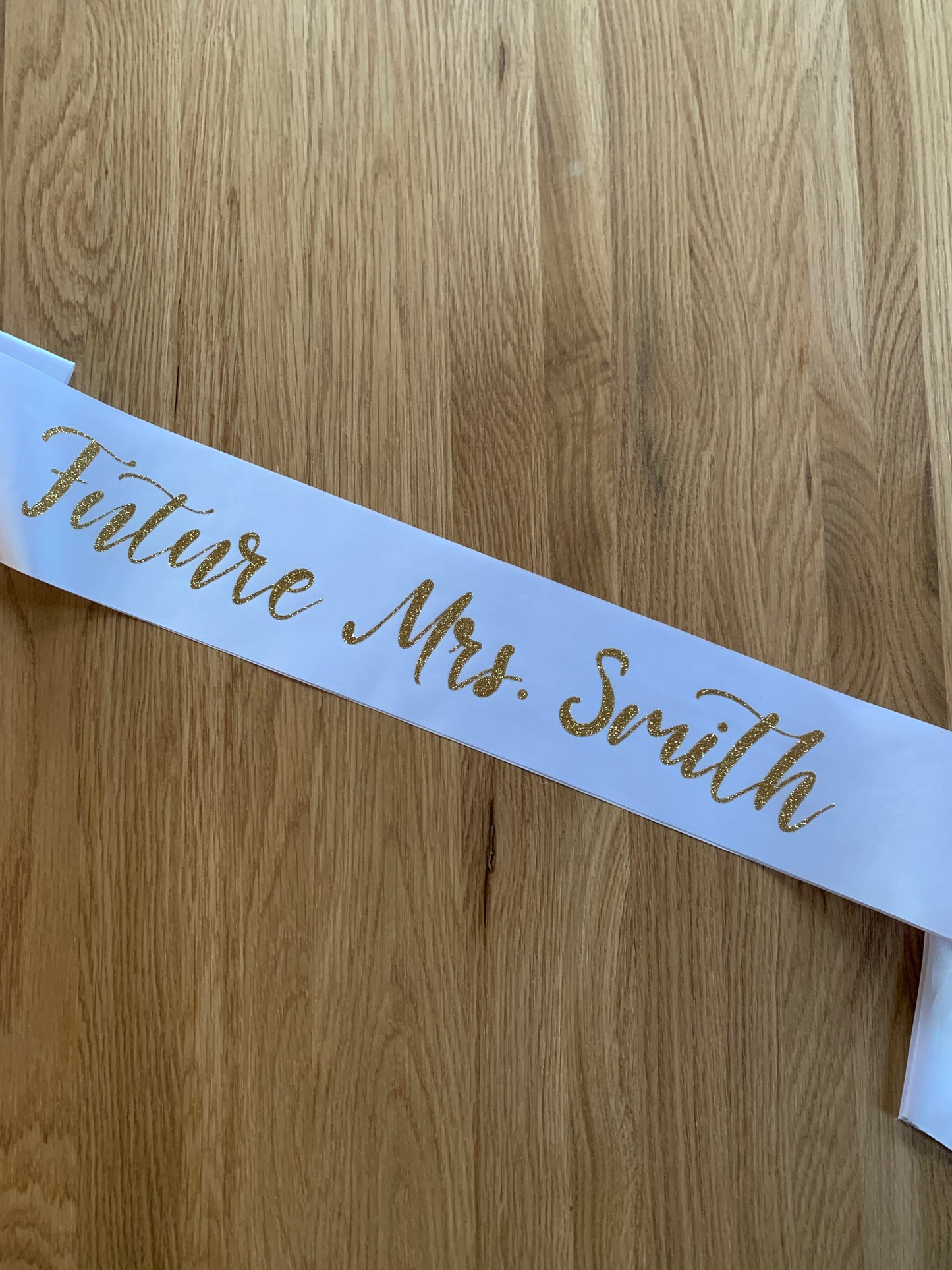 Future Mrs Sash - White