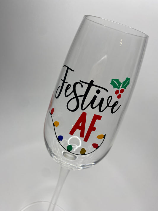 Festive Champagne Flute