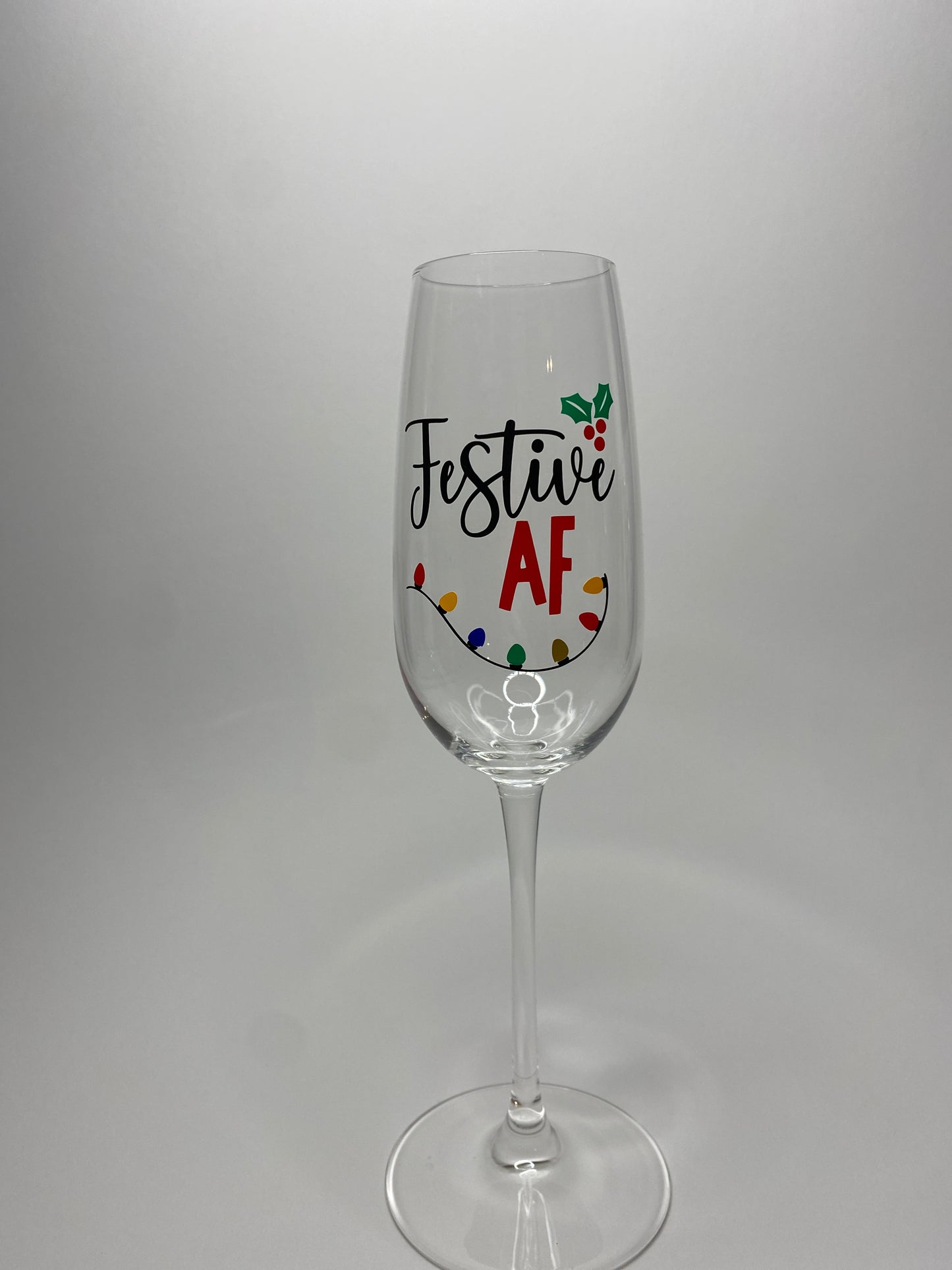 Festive Champagne Flute