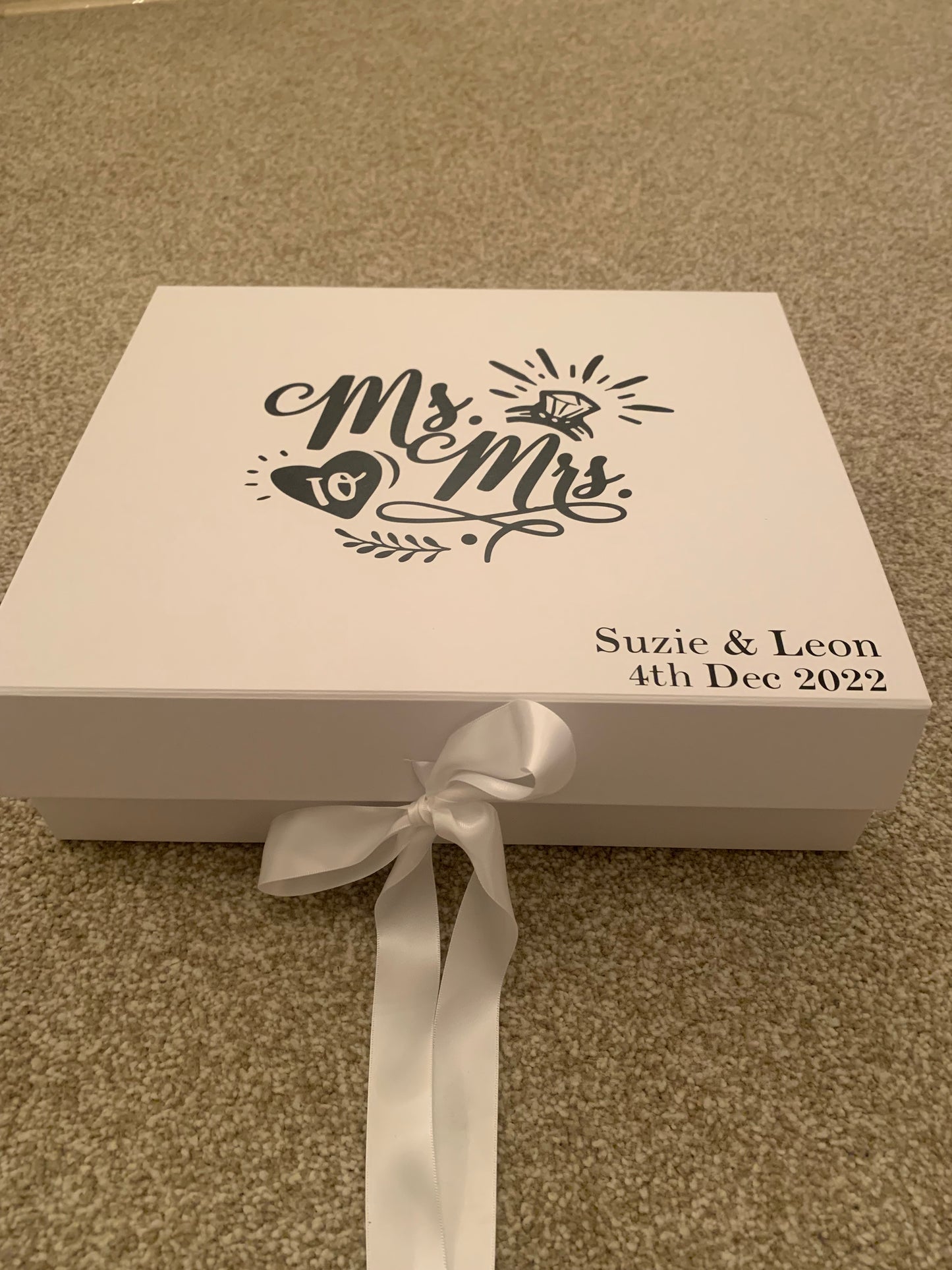 Ms to Mrs Luxury Gift Box (White)