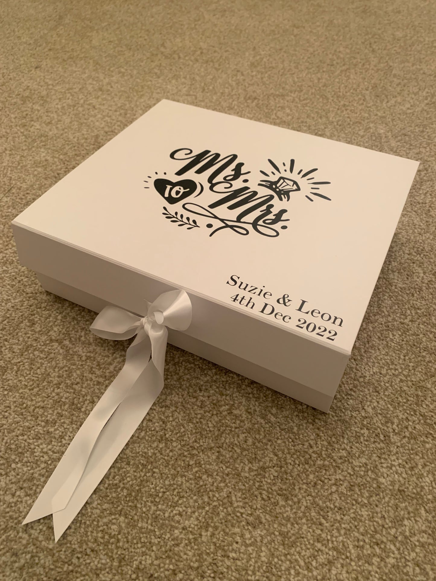 Ms to Mrs Luxury Gift Box (White)