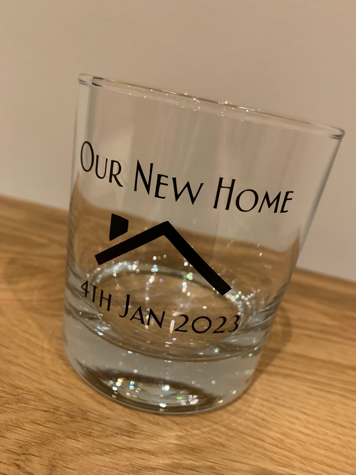 Novelty Whiskey Glass - New Homeowner