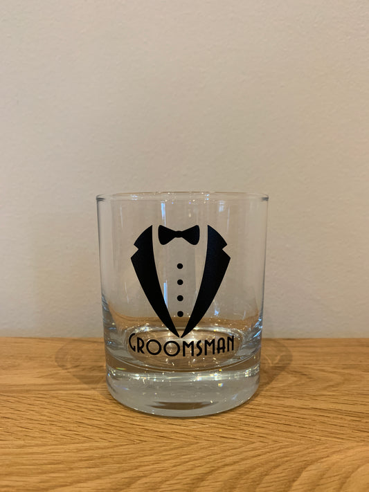 Whiskey Glass - Groomsman