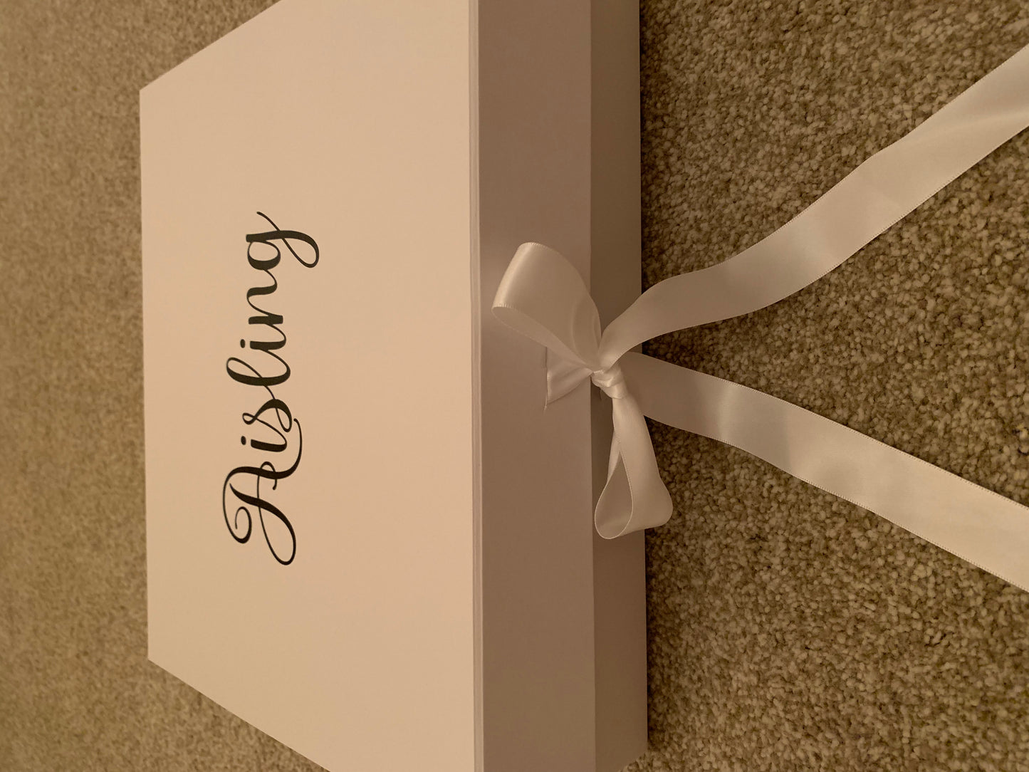 Luxury Gift Box (White) - Name Only