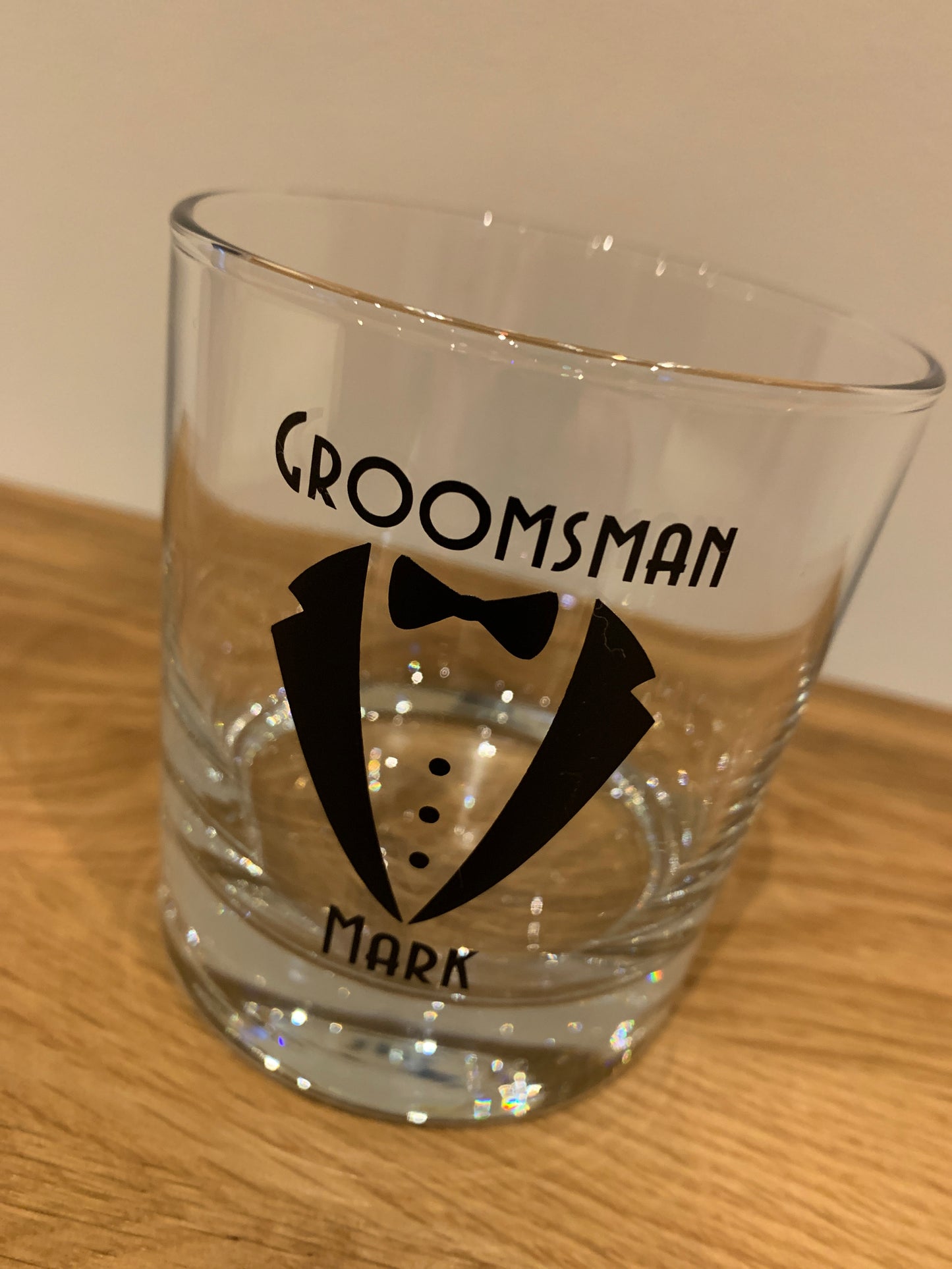 Whiskey Glass - Personalised Groomsman