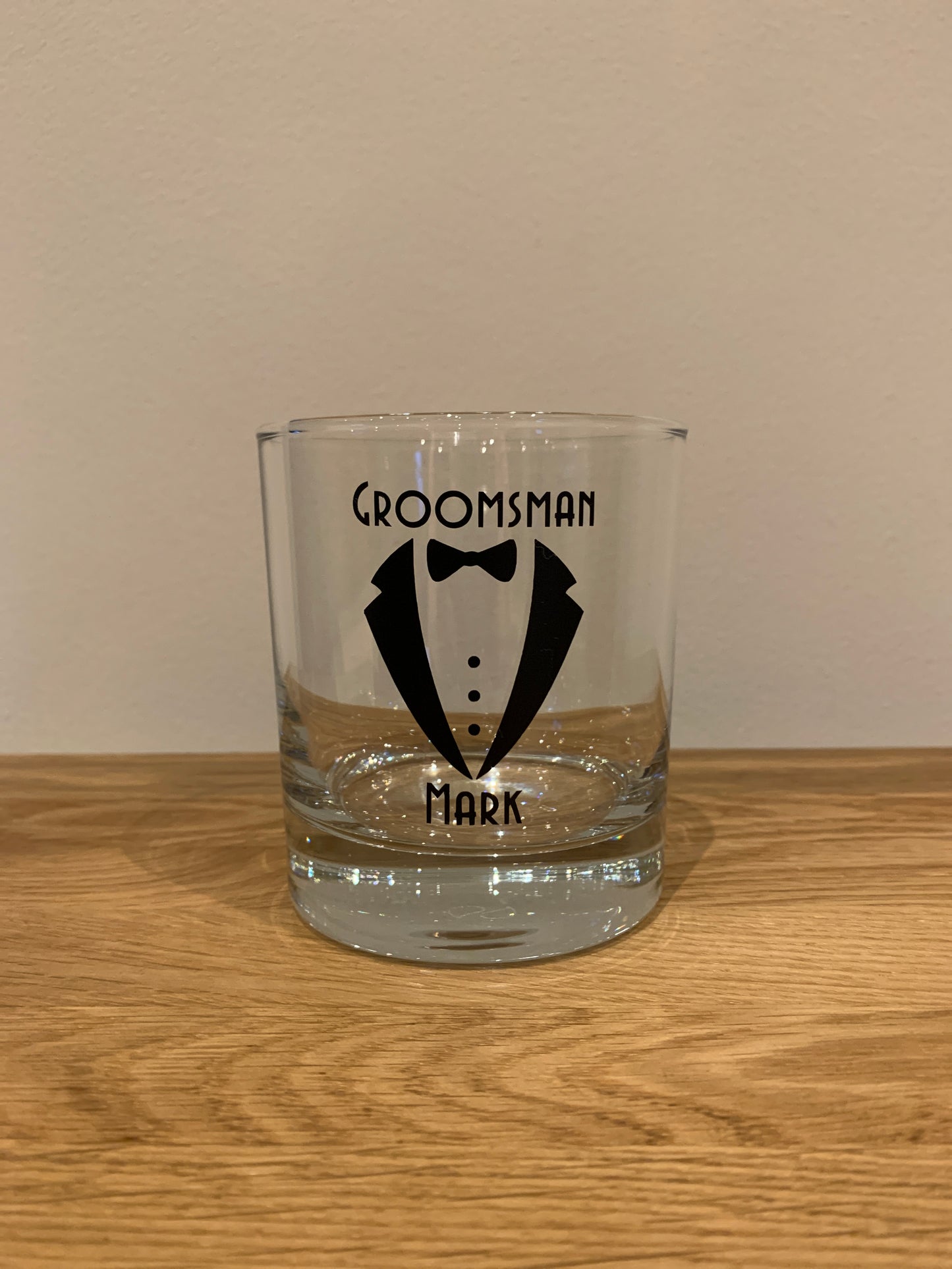 Whiskey Glass - Personalised Groomsman